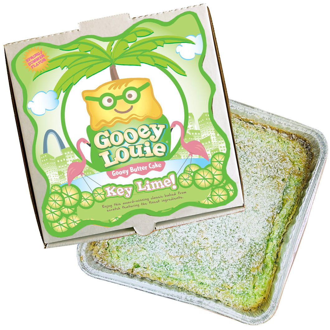 Gooey Louie Gooey Butter Cake KEY LIME Flavor Ooey Gooey Cake FREE SHIPPING