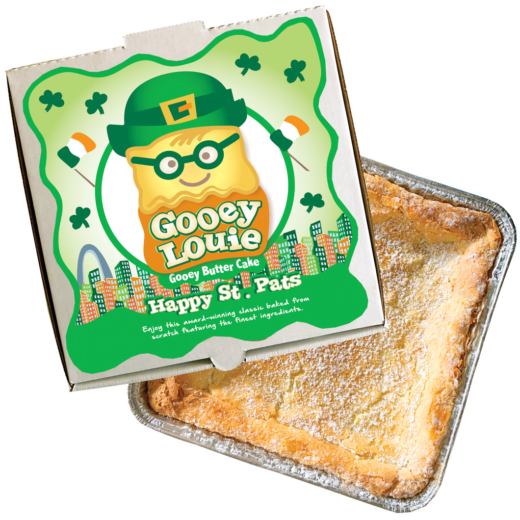 Gooey Louie Gooey Butter Cake St. Patricks Day Gift Box Ooey Gooey Cake