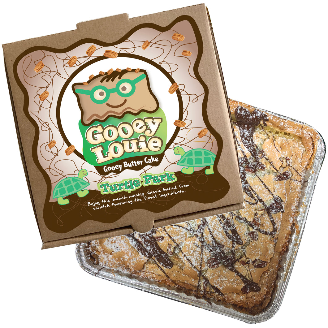 Gooey Louie Gooey Butter Cake — Turtle Park Flavor FREE SHIPPING